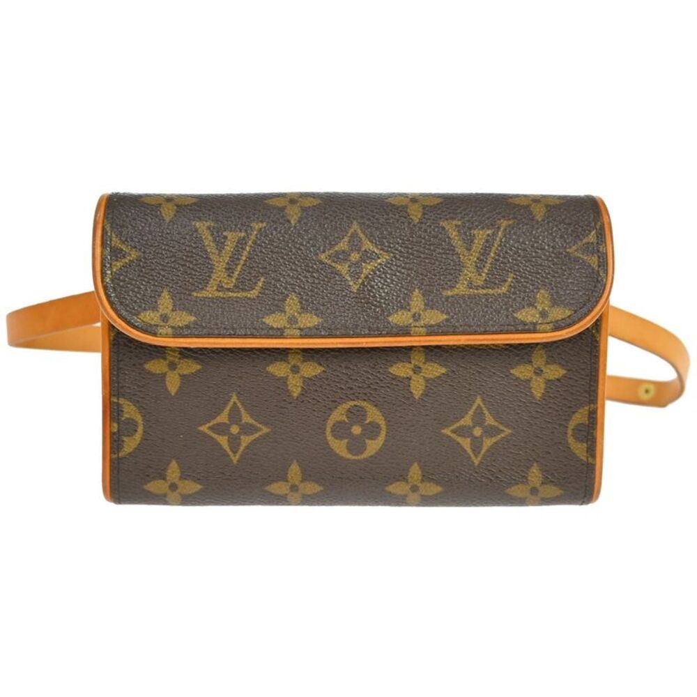 Louis Vuitton Florentine Waist Monogram Canvas Brown Canvas Handbag
